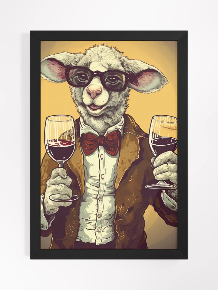 Lubrication Lamb Framed Painting product image (4)
