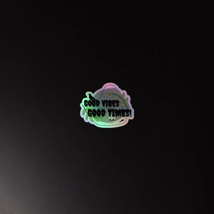 Good Vibes Holographic Sticker Set product image (1)