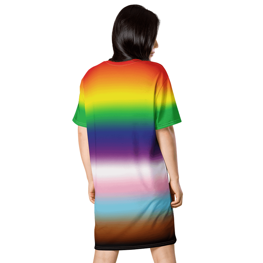 Rainbow Pride Gradient T-shirt Dress product image (2)