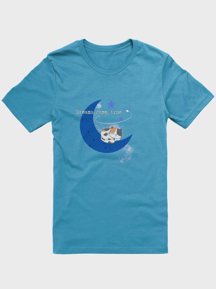 Dreamy Cat Crescent Moon Supersoft T-Shirt product image (1)