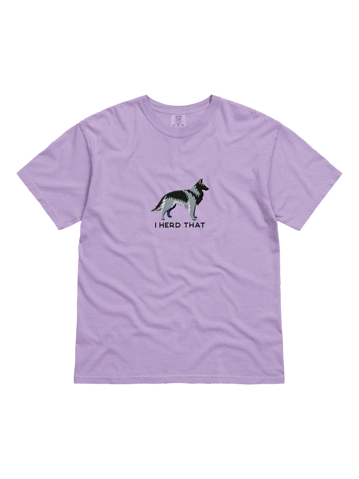 I Herd That T-Shirt(Embroidered) of a Belgian Tervuren(Gray) product image (31)