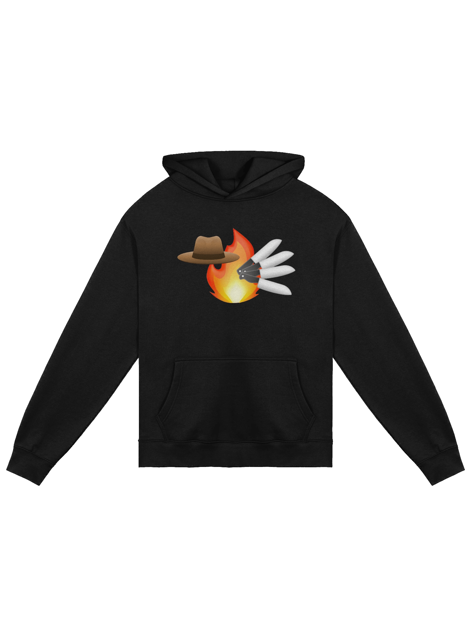Scarymoji Hot Stabby Hat Hoodie product image (1)