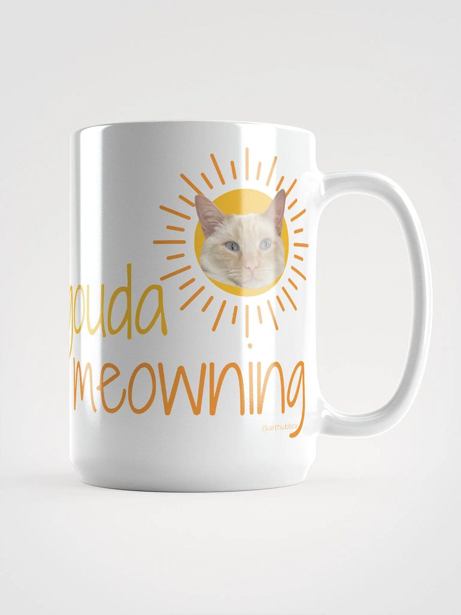 Gouda Meowning Mug (15oz) product image (1)