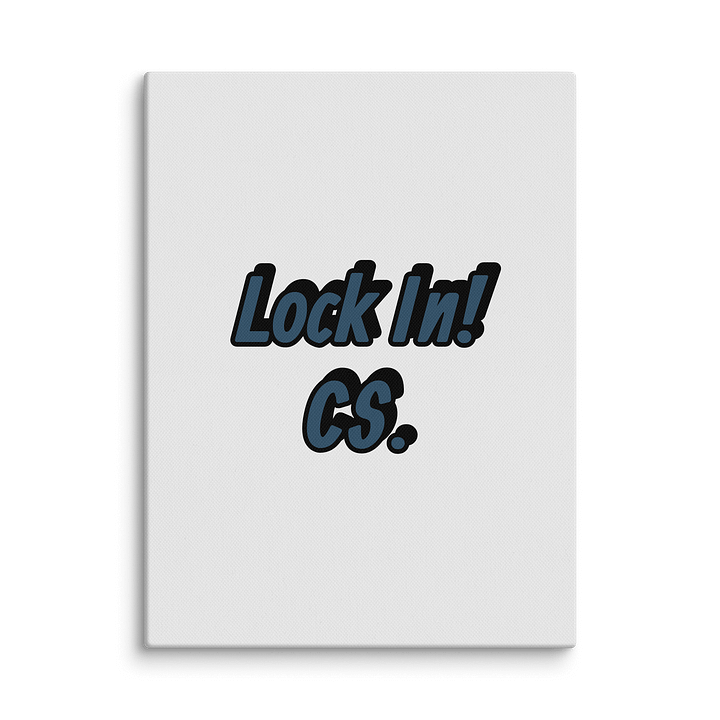 Lock In CS. 9"x12" Wall Art product image (1)