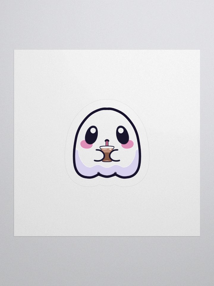 Cozy Ghostie Sip Sticker product image (1)