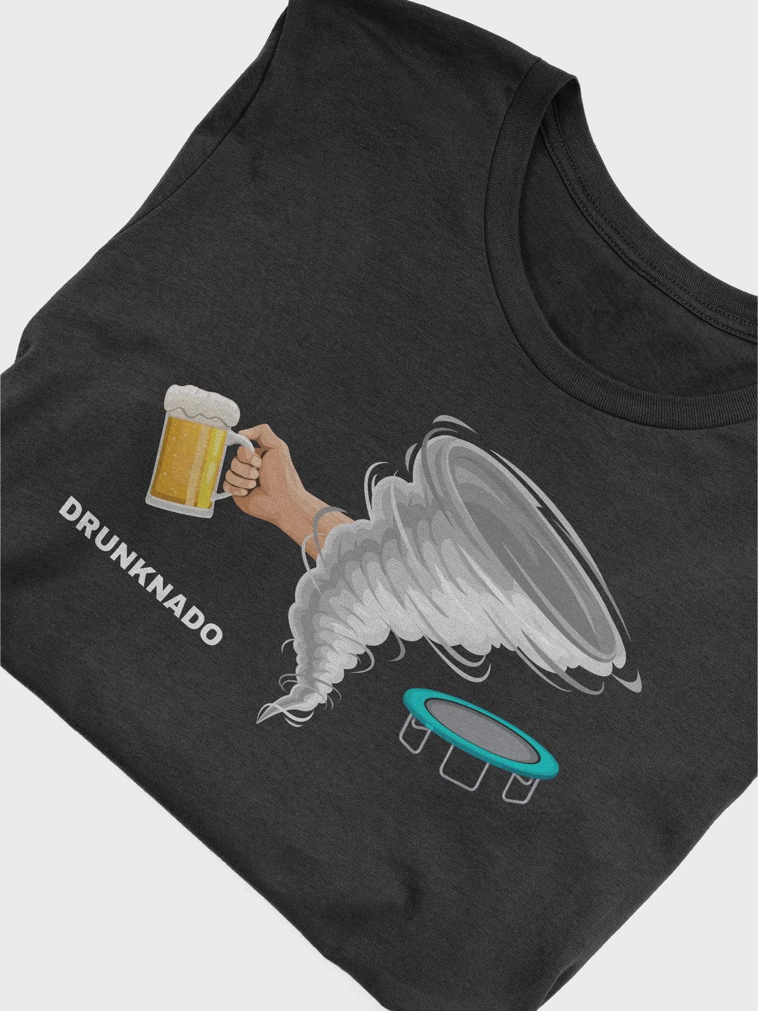 Drunk Tornado Unisex T-Shirt + Sleeve Logo product image (5)