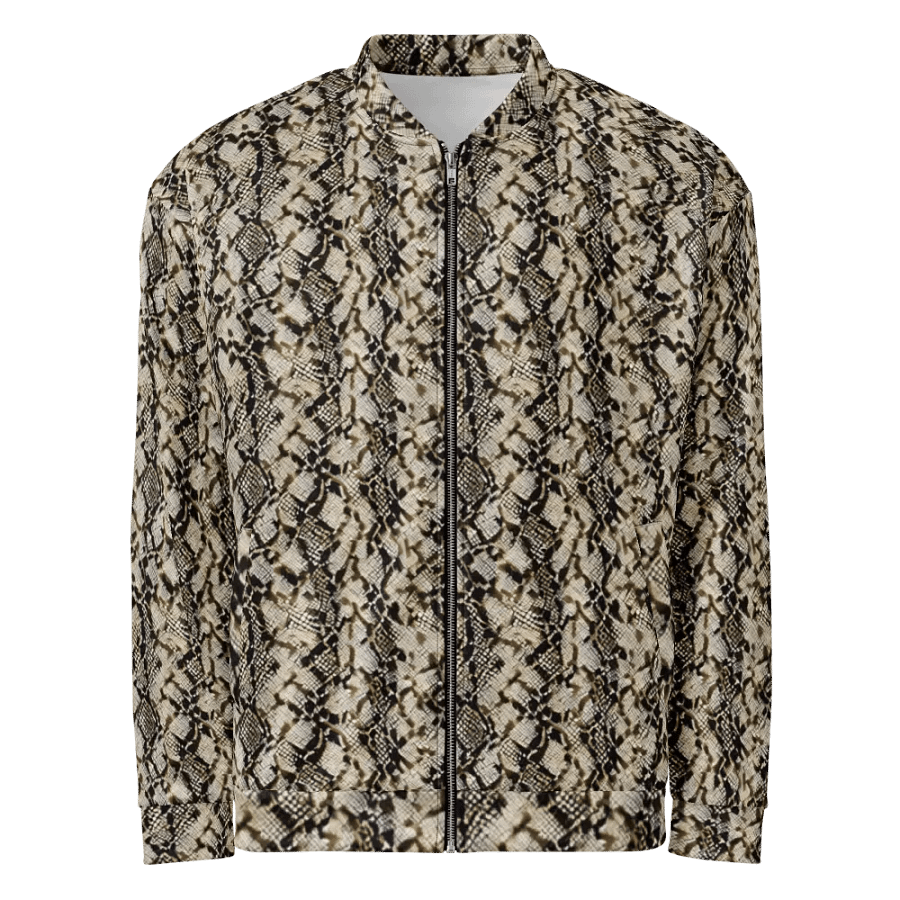 Beige Snake Pattern Woman Jacket product image (1)