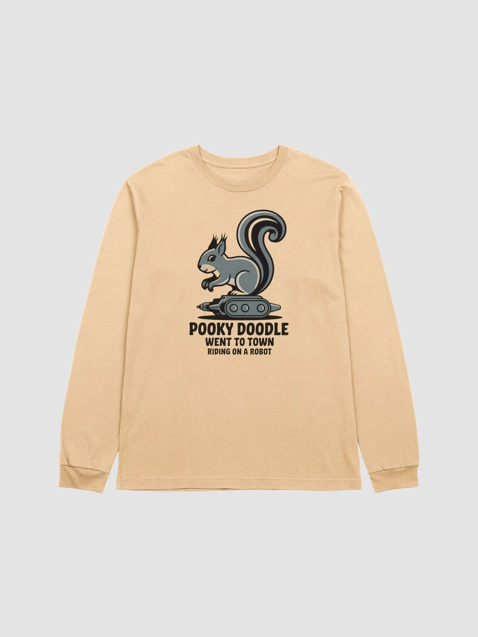 Pooky's Robot Adventure Long Sleeve Tee product image (1)