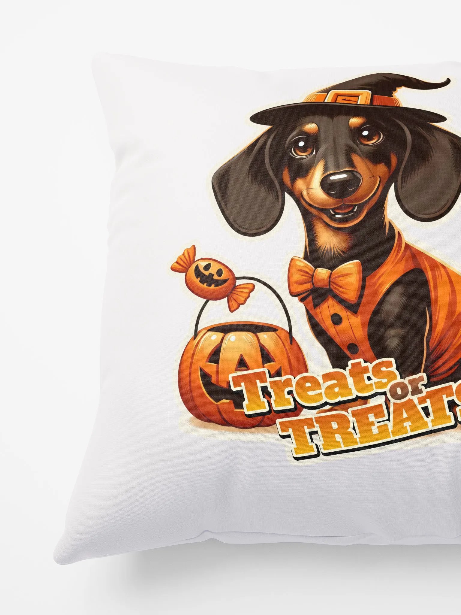 Witchy Dog Halloween Pillow product image (3)