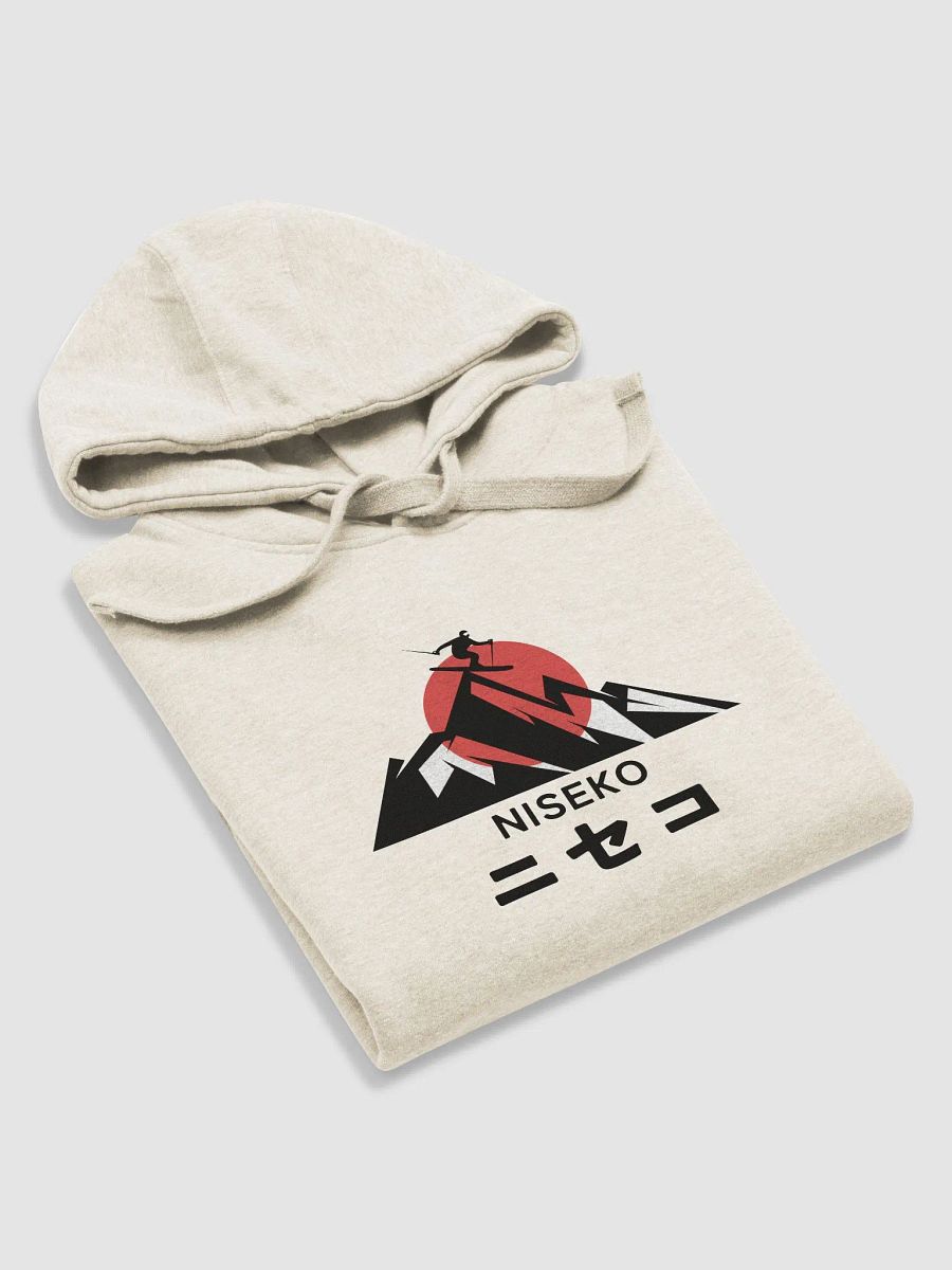 Niseko Ski Resort Cotton Blend Premium Hoodie, Mountain Skier 5 Colors product image (5)