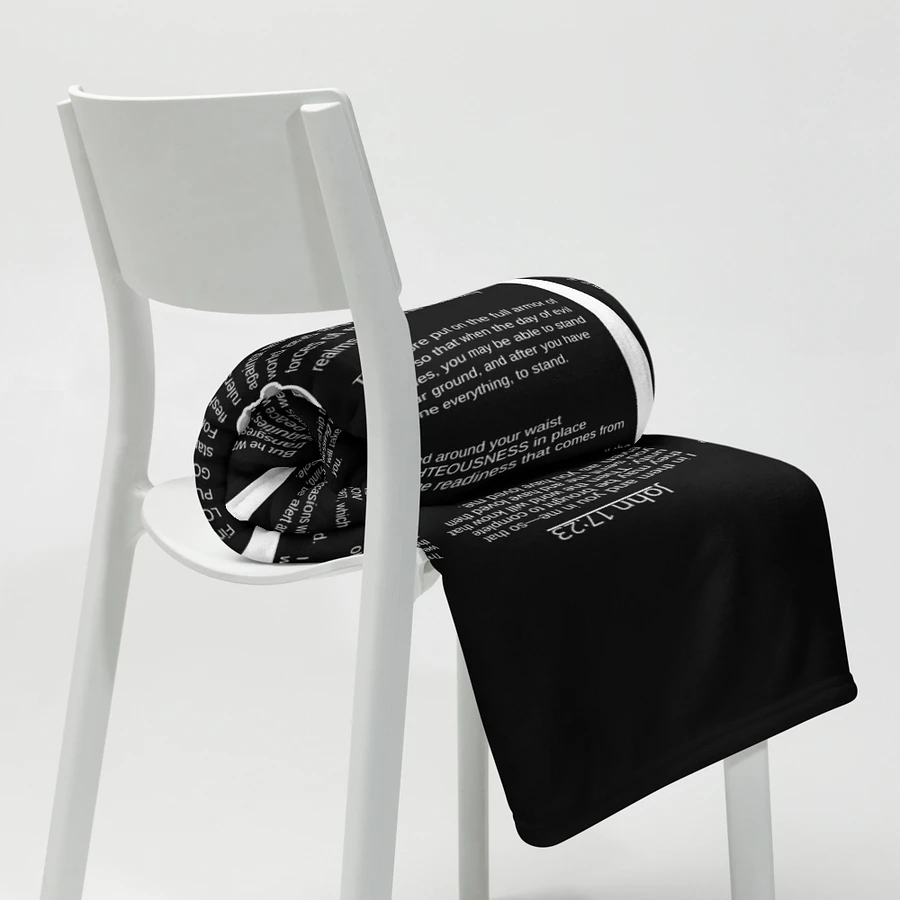 Armour Of God Black Prayer Blanket product image (10)