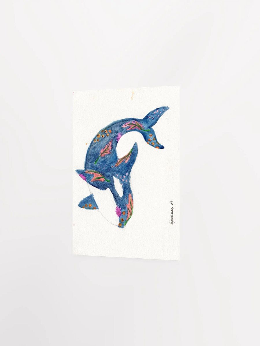 floral orca backwards breech 01 - watercolour - print product image (3)