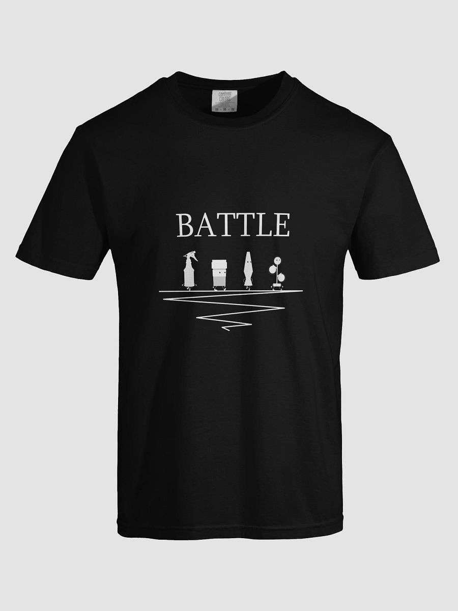 Battle Shirt - White On Black product image (5)
