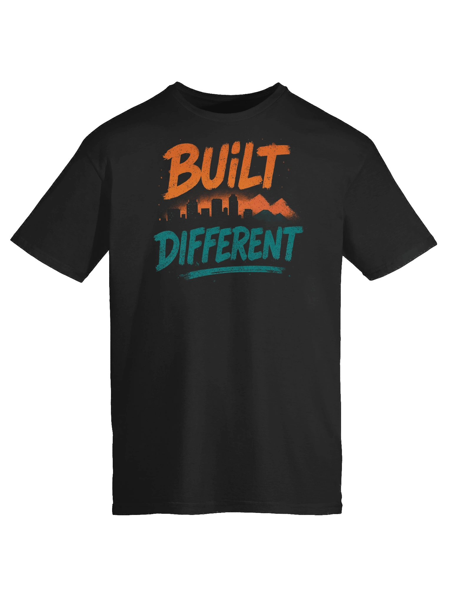 BUILT DIFFERENT CITYSCAPE Graphic T-Shirt product image (3)