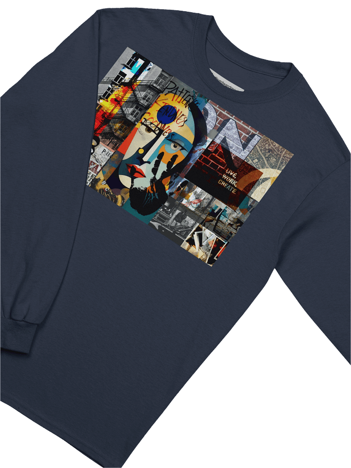 'Live, Work, Create' by Edward Martin Long Sleeve Tee product image (1)