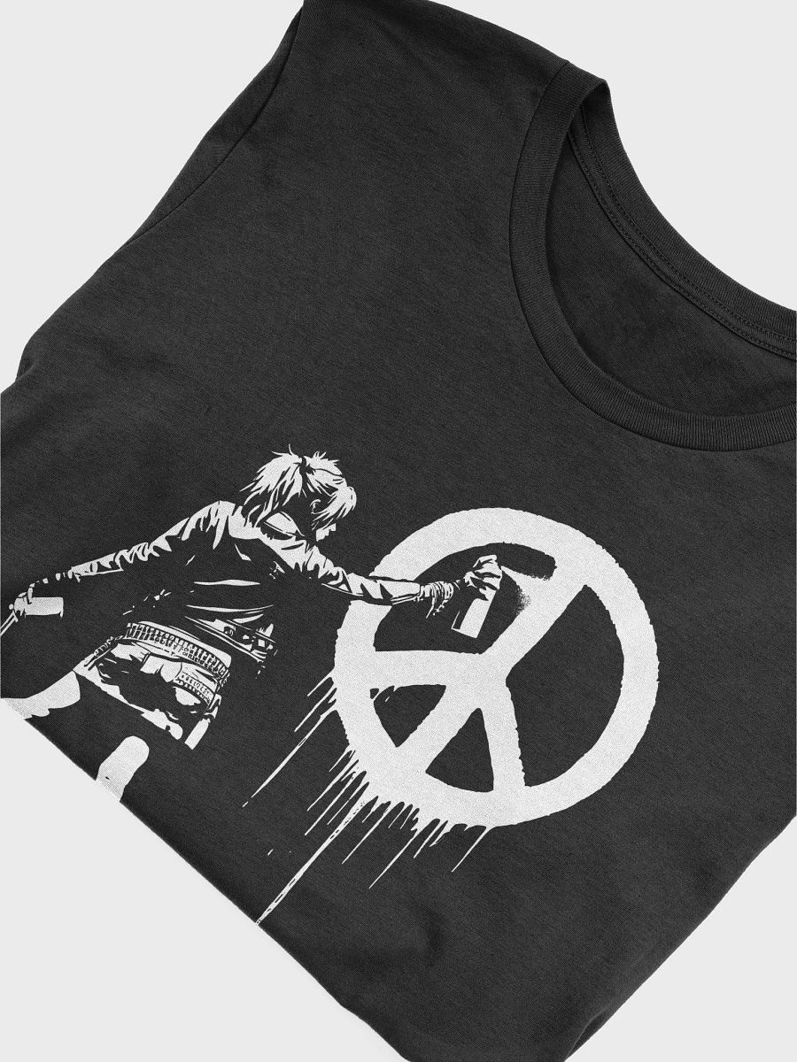 Peace Sign Graffiti Banksy Style Street Art Unisex T-Shirt product image (6)