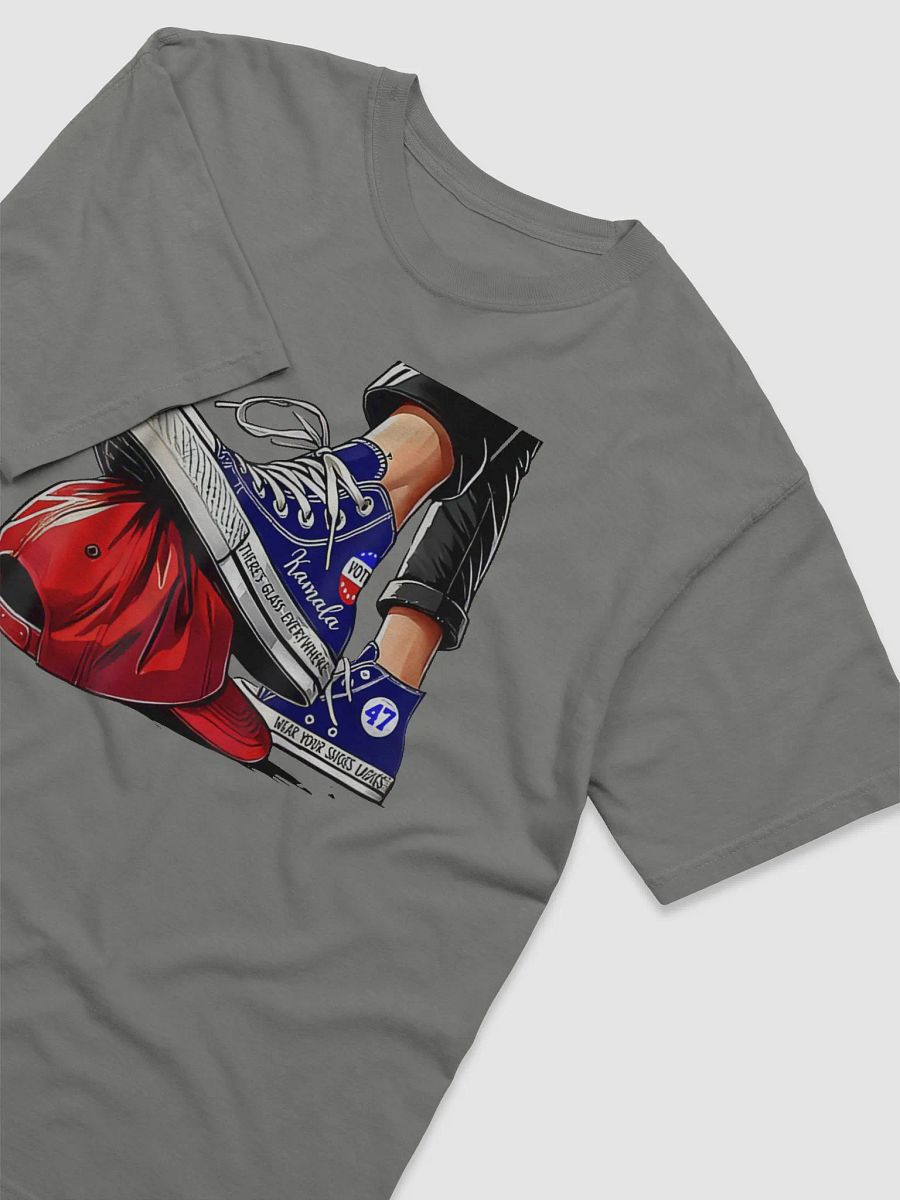 Kamala Chucks Stepping on Trump Hat Shirt product image (4)