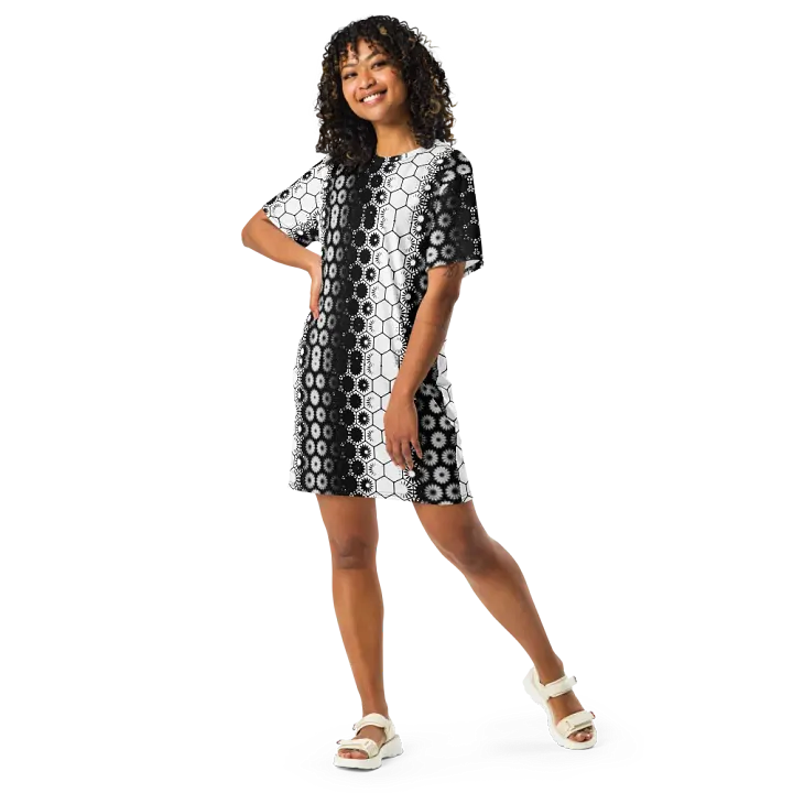 Black and White, T-Shirt Dress, Summer Dress product image (1)