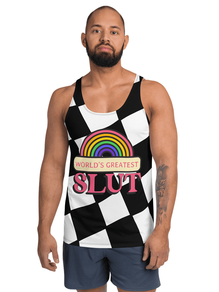 World's Greatest Slut check tank top product image (1)