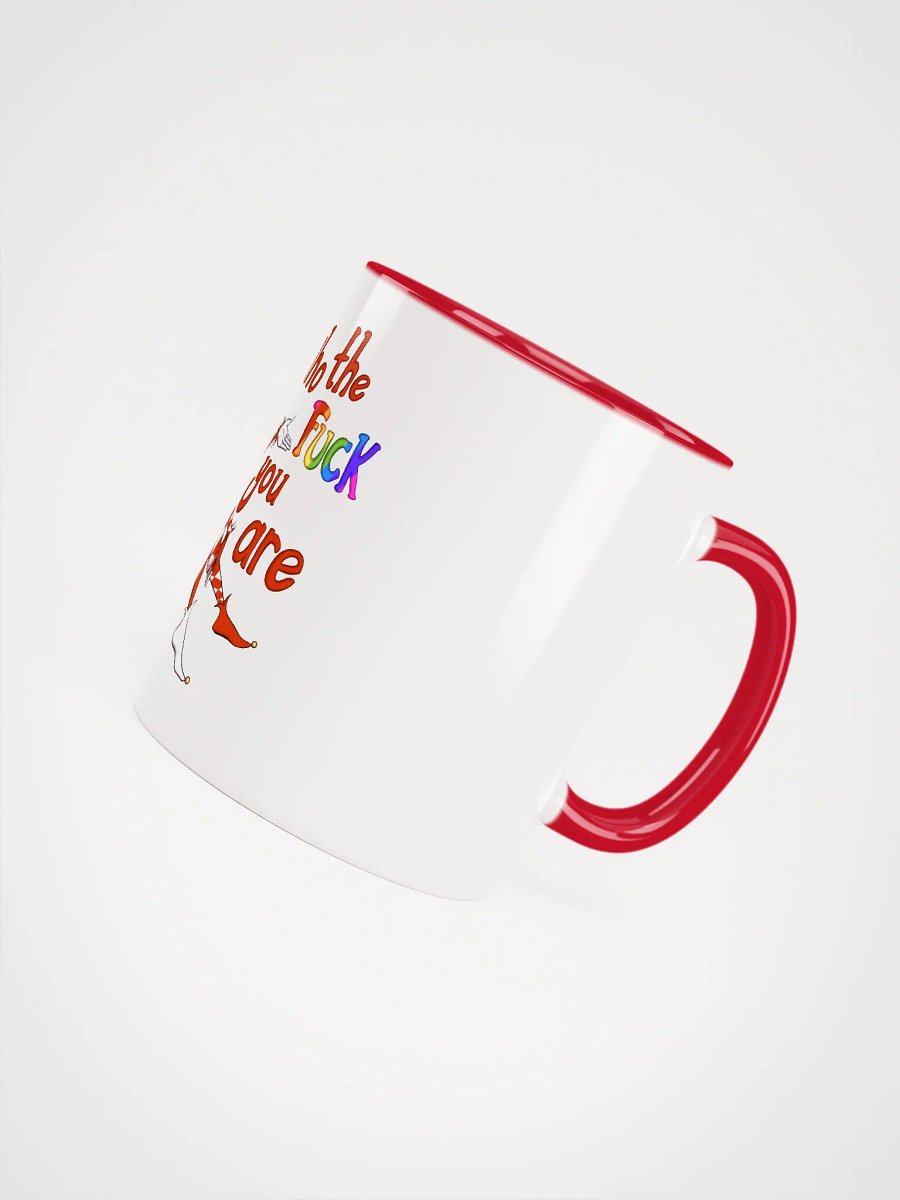 Be Who The Fuck Your Are Red Jester Mug product image (4)