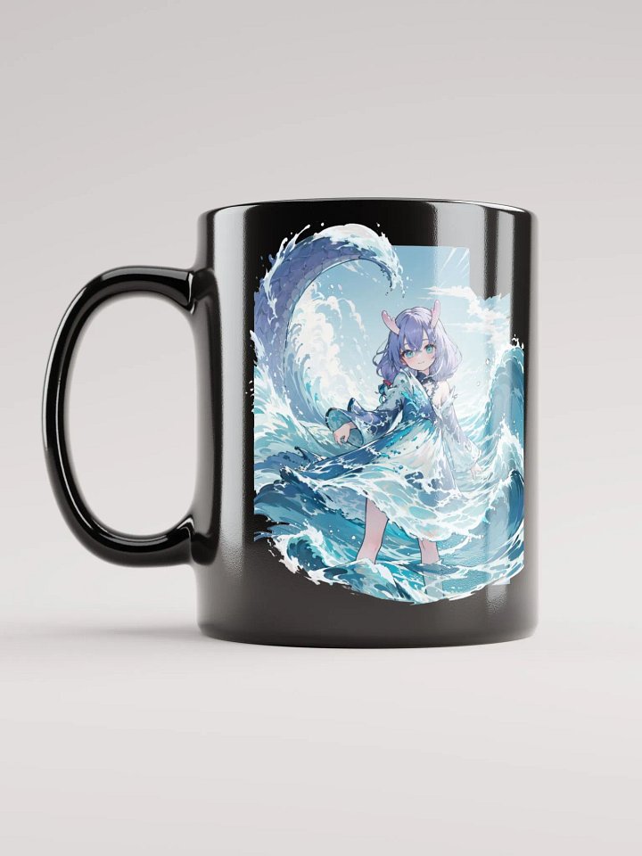 Black Glossy Mug - Bailu v1 (Honkai Star Rail) product image (1)