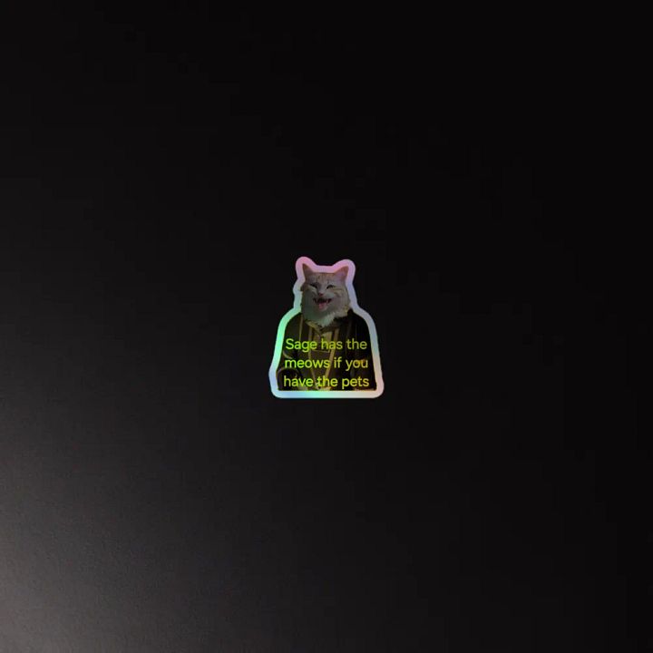 Sage Barter! Holo Sticker product image (4)