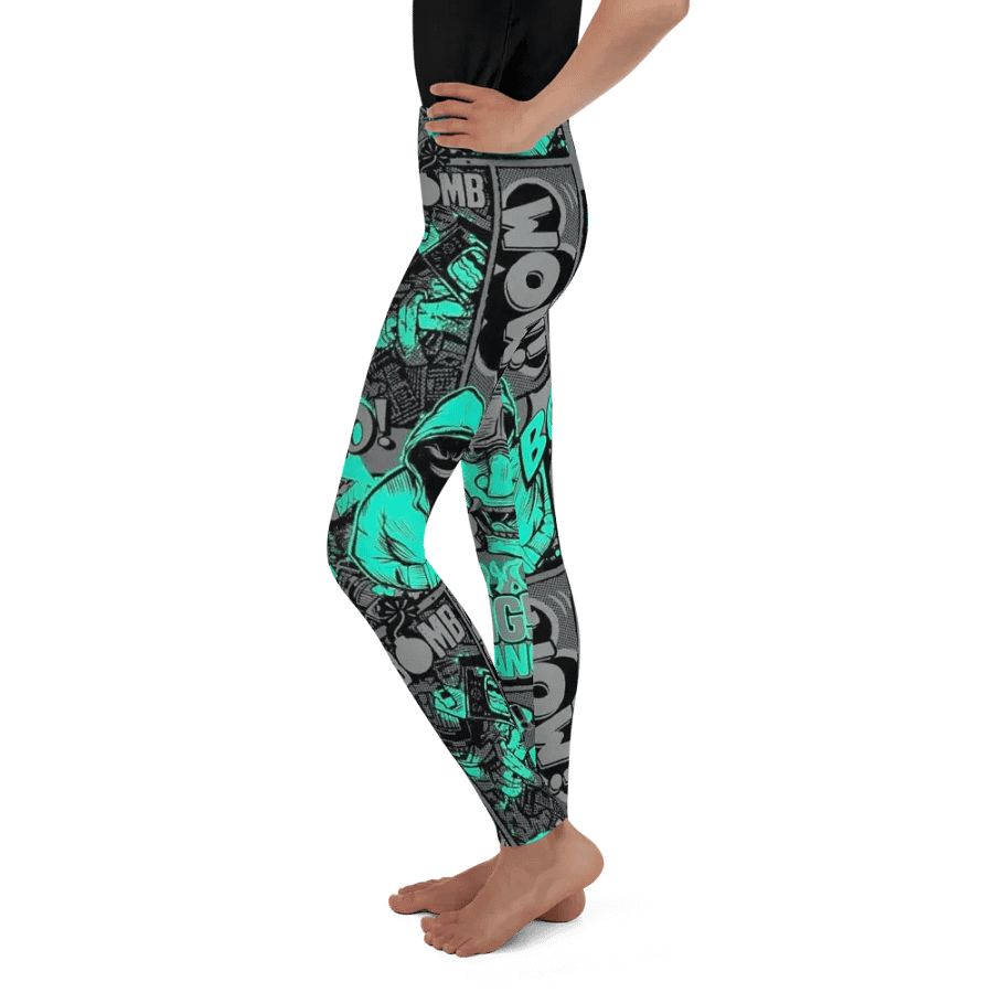 Kids Leggings – Boom Bang Baff Print for Energetic & Fun Style product image (9)