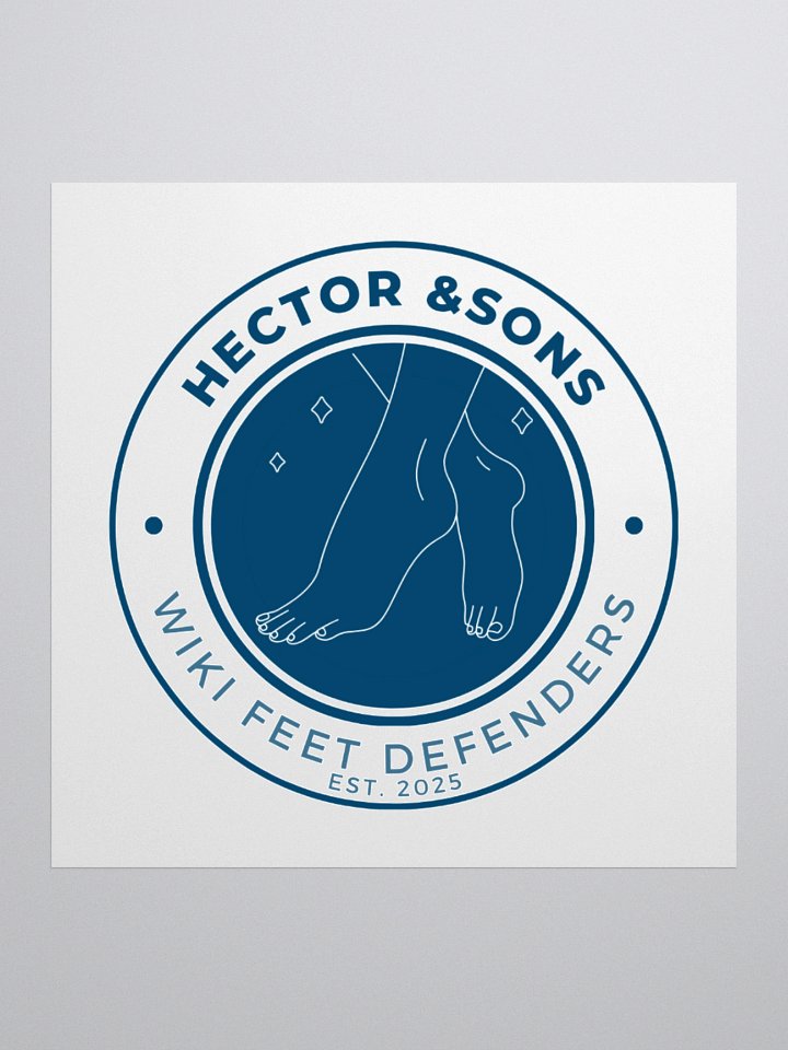 Hector & Sons. Logo Stickers product image (2)