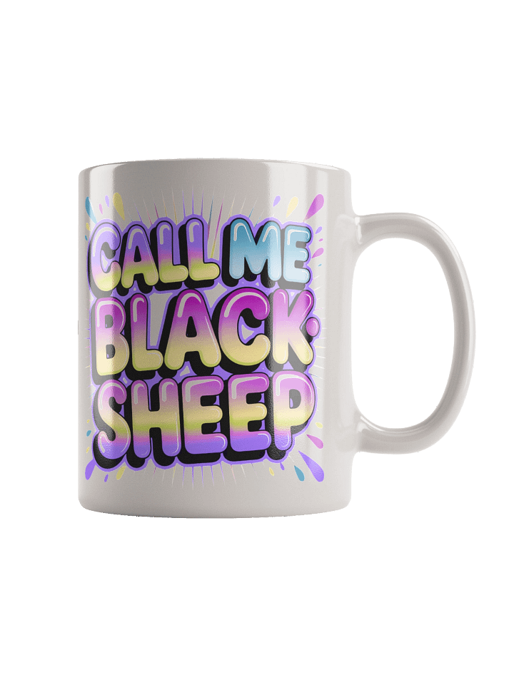 Dreamy CallMeBlackSheep White Glossy Mug product image (2)