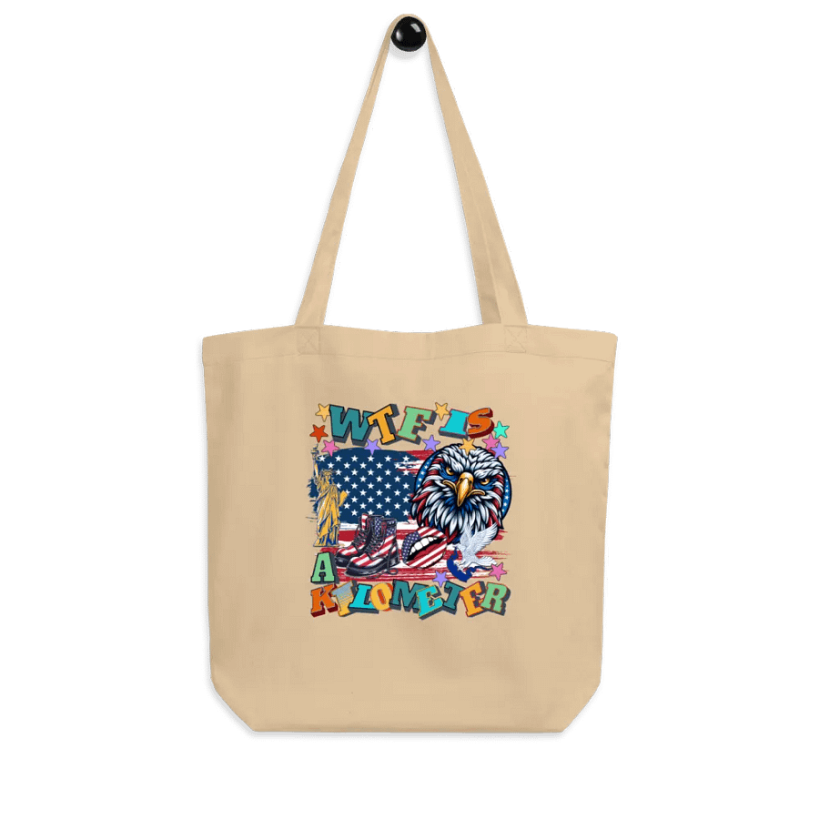 WTF Is A Kilometer Patriotic Tote: product image (7)