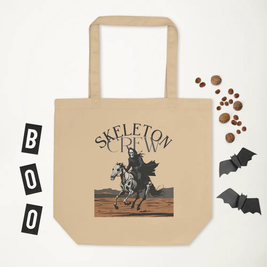 Skeleton Crew Retro Ghost Rider Canvas Cotton Bag product image (7)