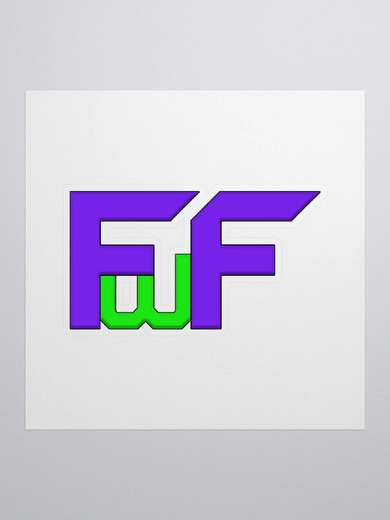 Failure With Friends - Abbreviated Logo Sticker product image (3)