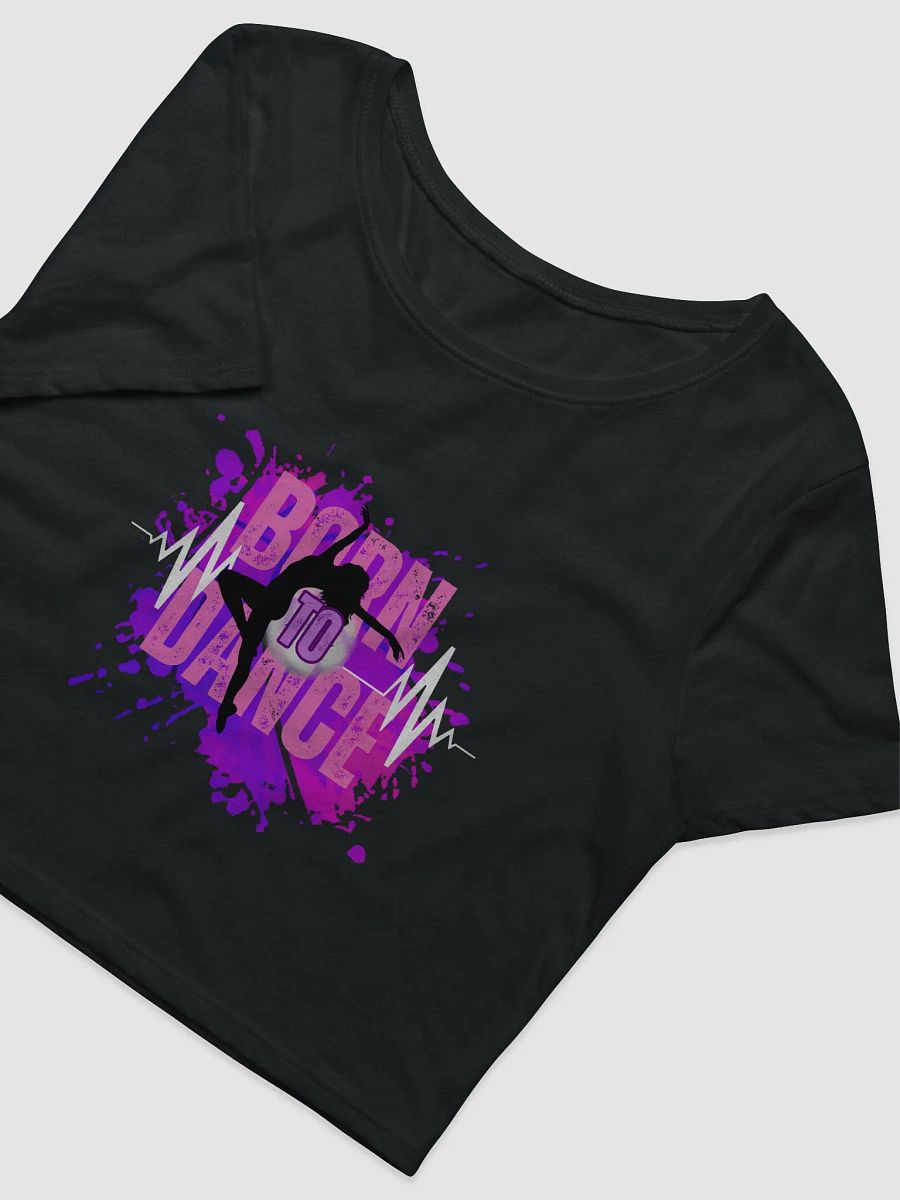 Born to Dance Her Silhouette Women's Crop Tee product image (6)