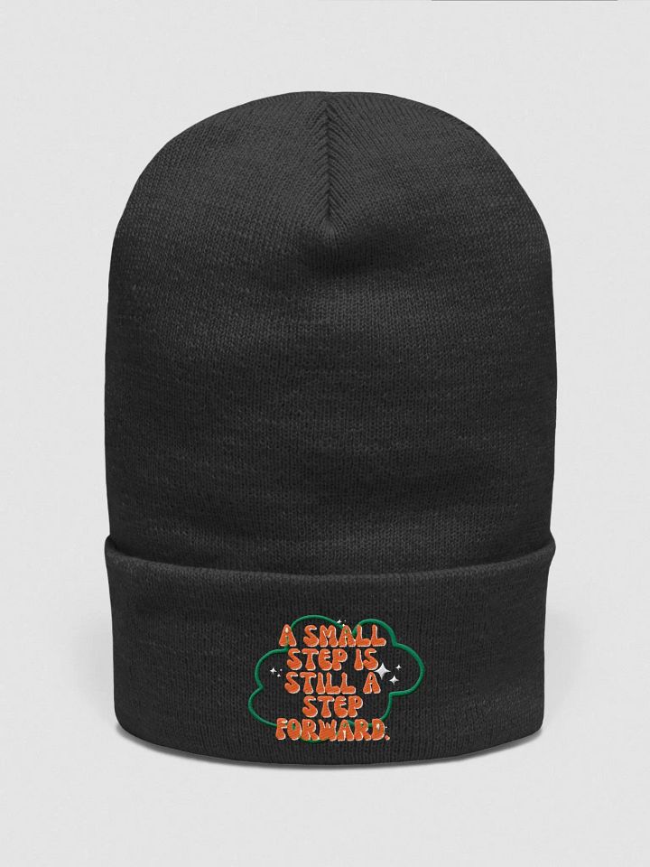 Yupoong Cuffed Beanie - A small step... product image (4)