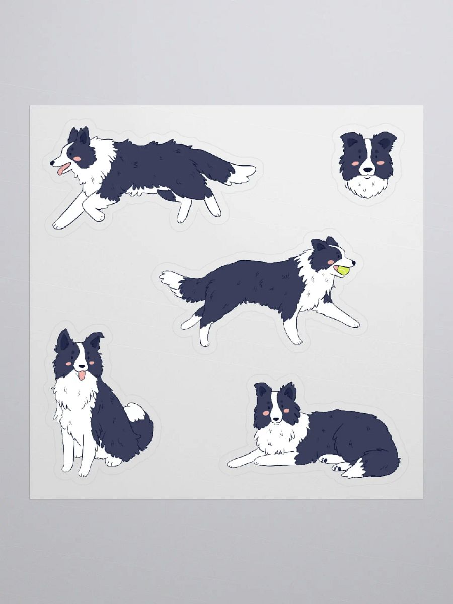 Border Collie Sticker Set product image (2)