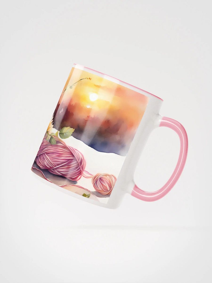 Pink Hugs for Everyone, Ceramic Mug with Color Inside product image (2)