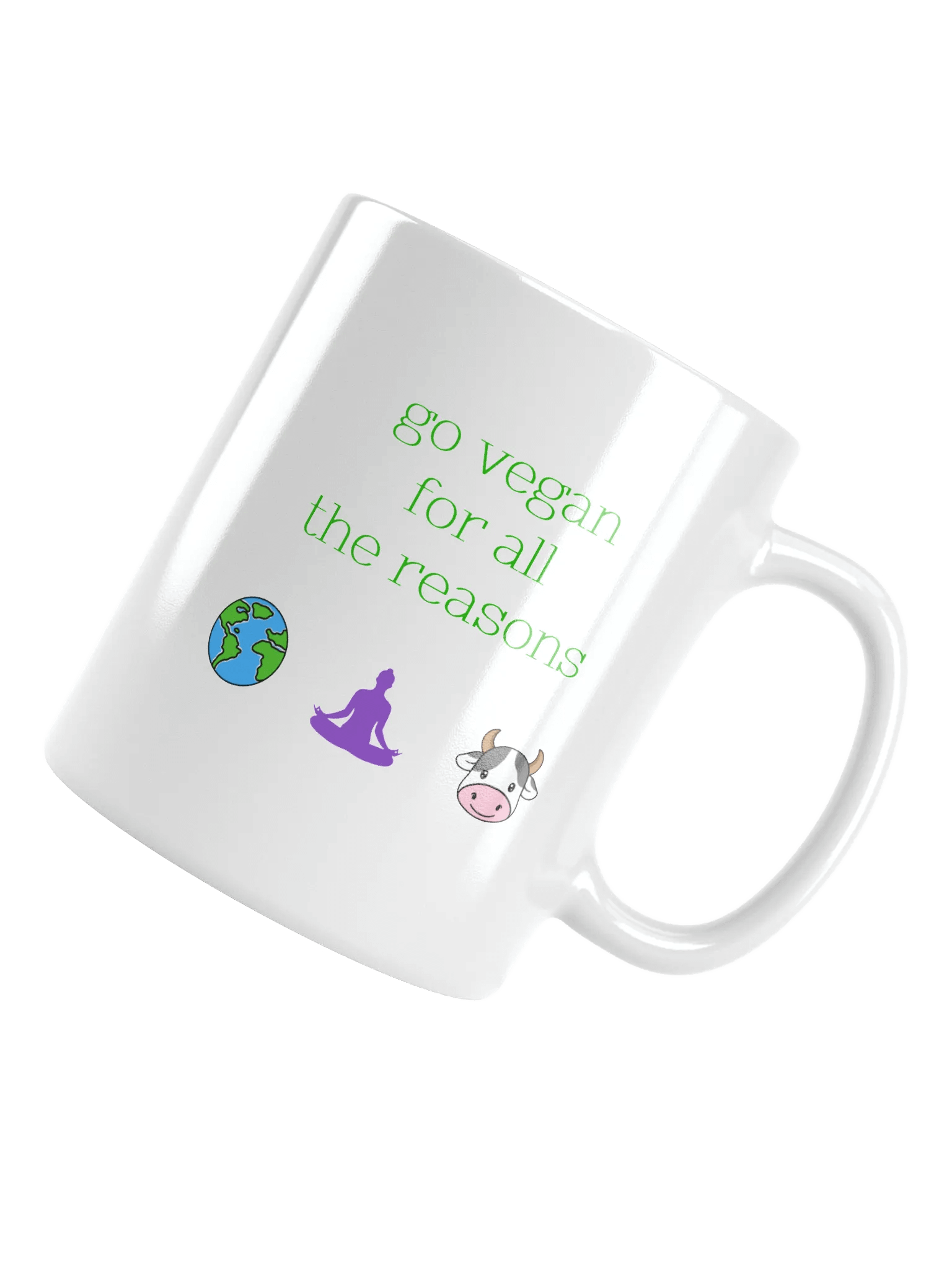 “Go Vegan for all the Reasons” - Coffee or Tea Mug product image (3)