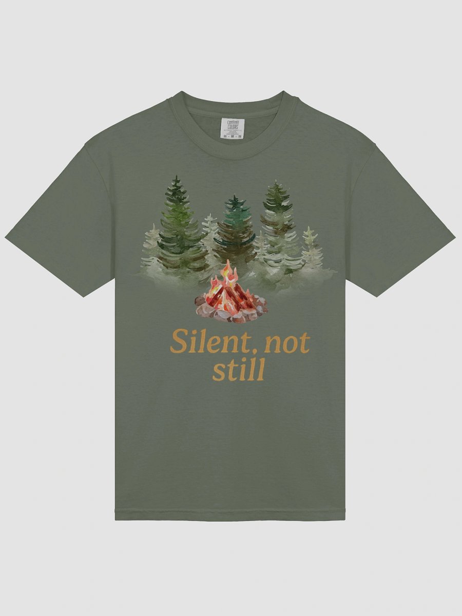 Silent, Not Still Evergreen Tee product image (3)
