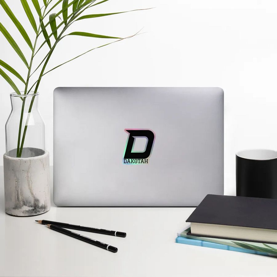 Black D Logo Holo Sticker product image (14)