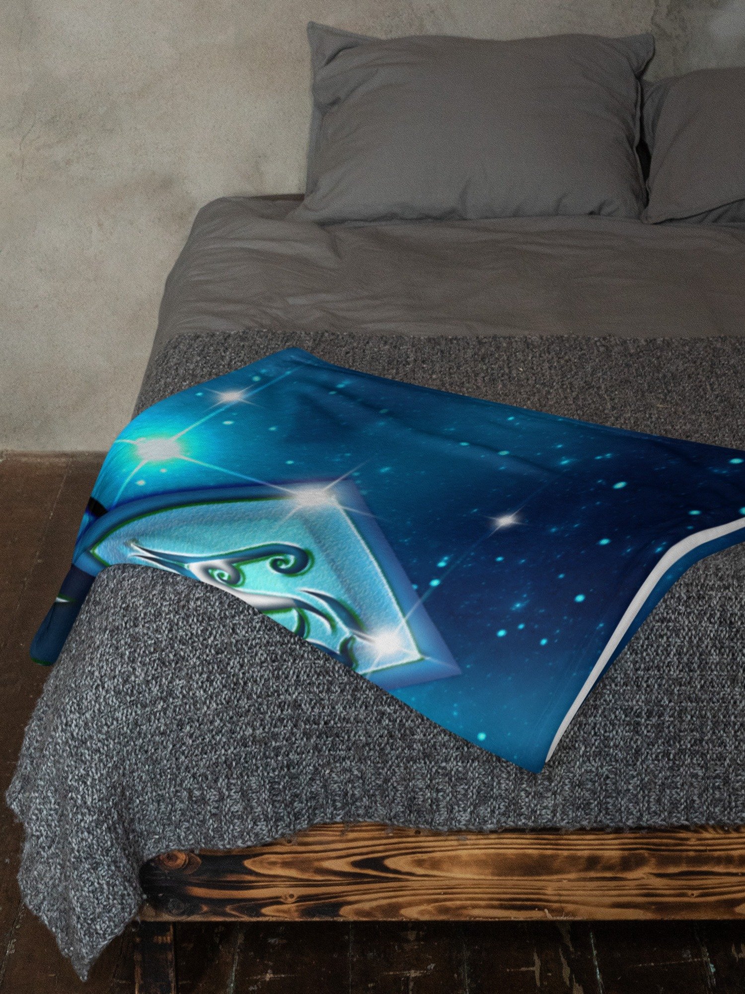 Healing Code 528 Hz Miracles Light-Tech Fleece Blanket product image (7)