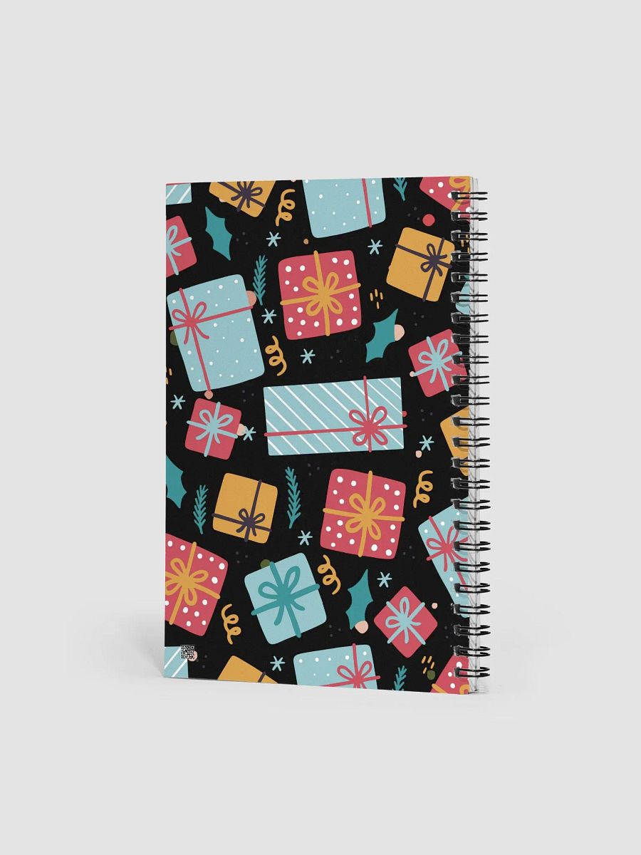 Whimsical Christmas Gift Box Delight Spiral Notebook product image (2)