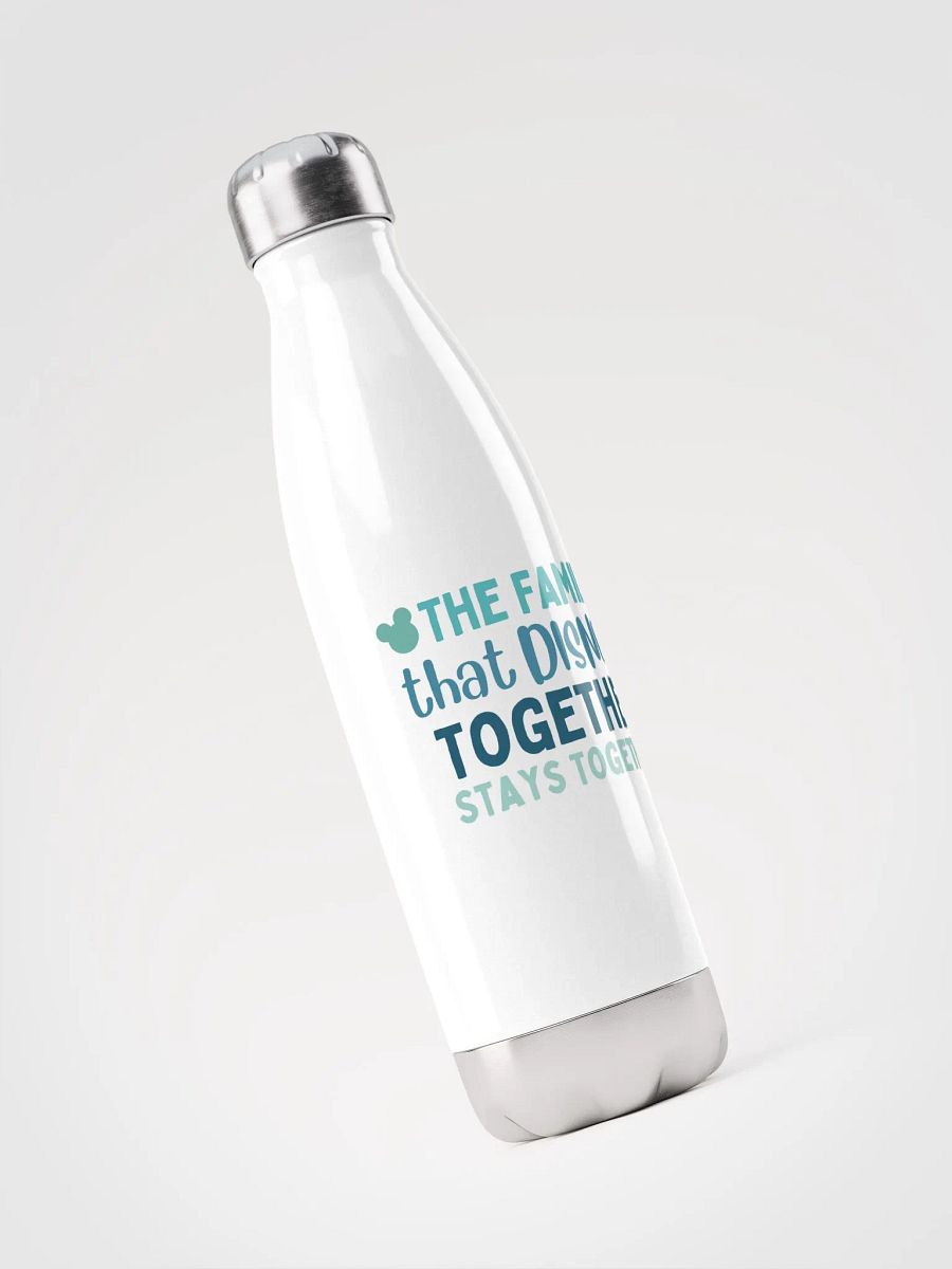 Disney World Family Stainless Steel Water Bottle white product image (3)