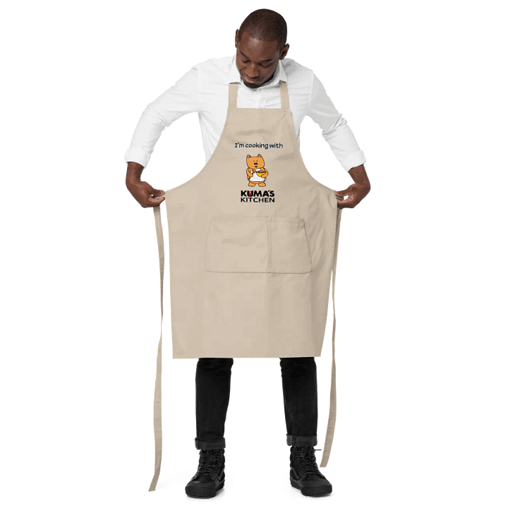 Cooking with Kuma's Kitchen Organic Cotton Apron product image (2)