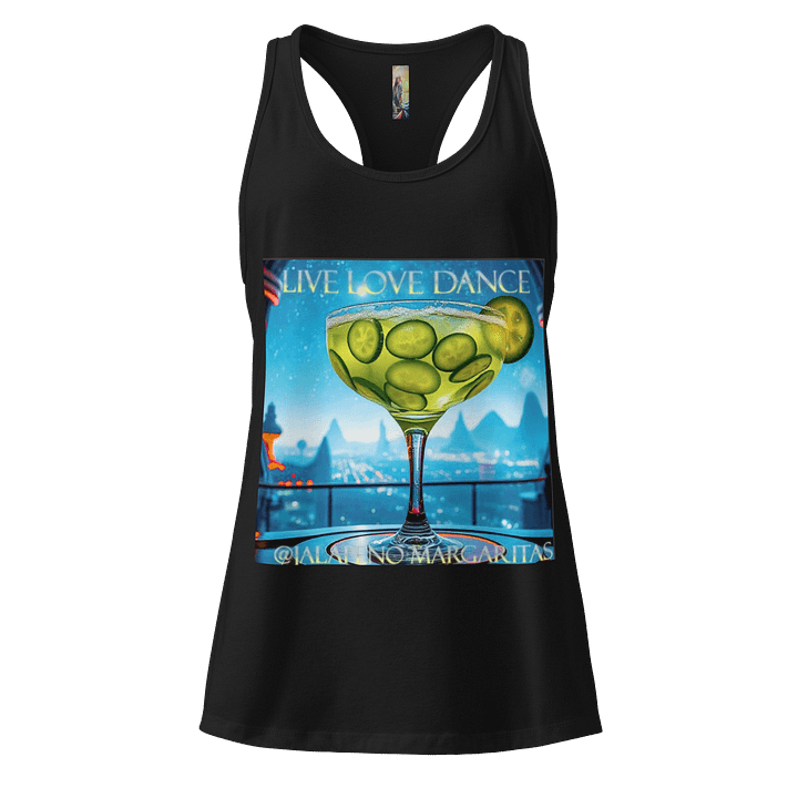 Futuristic Jalapeño Margarita Racerback Tank product image (1)