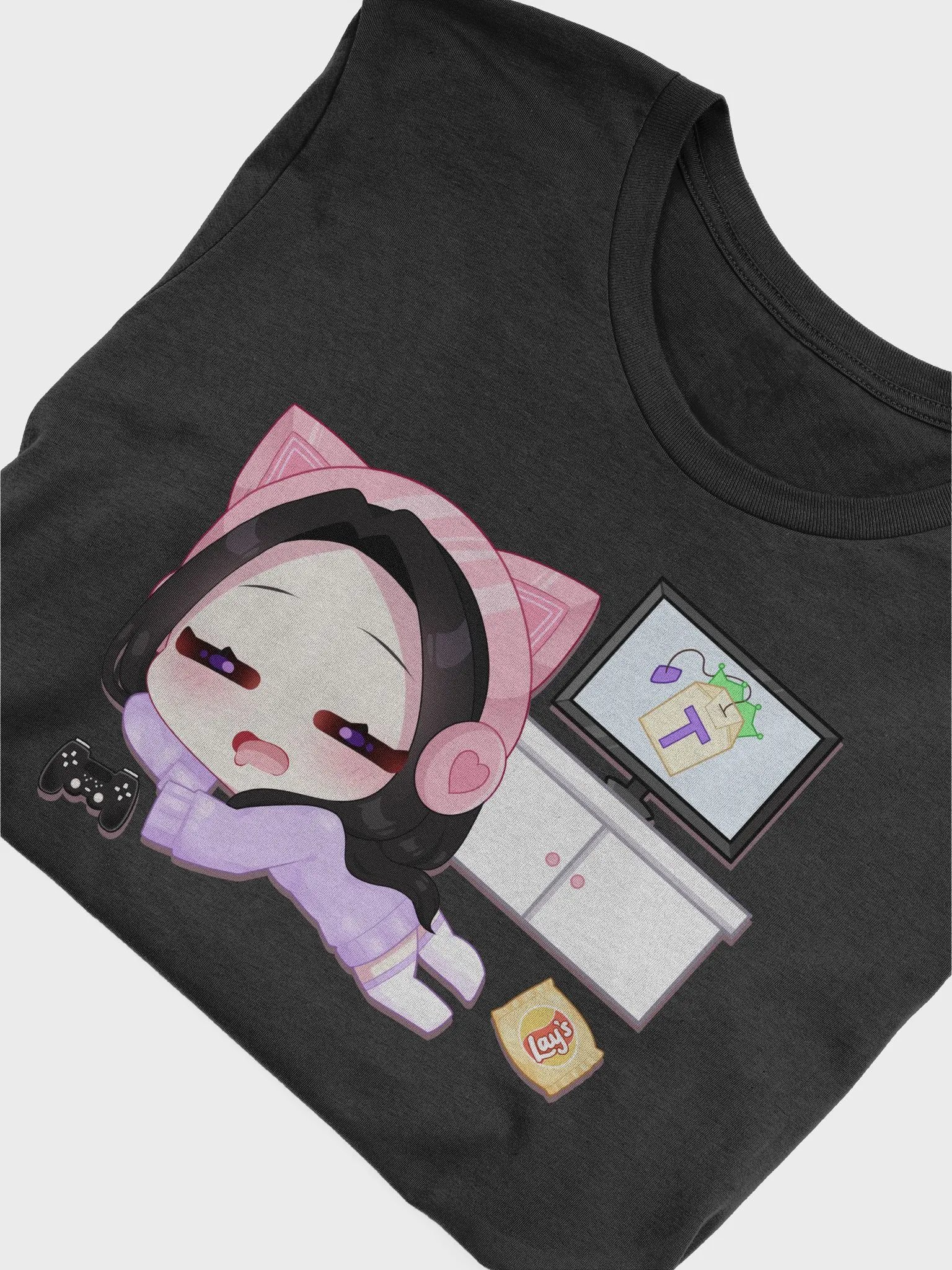 'Lazy Gamer' Chibi Tee (Unisex) product image (44)