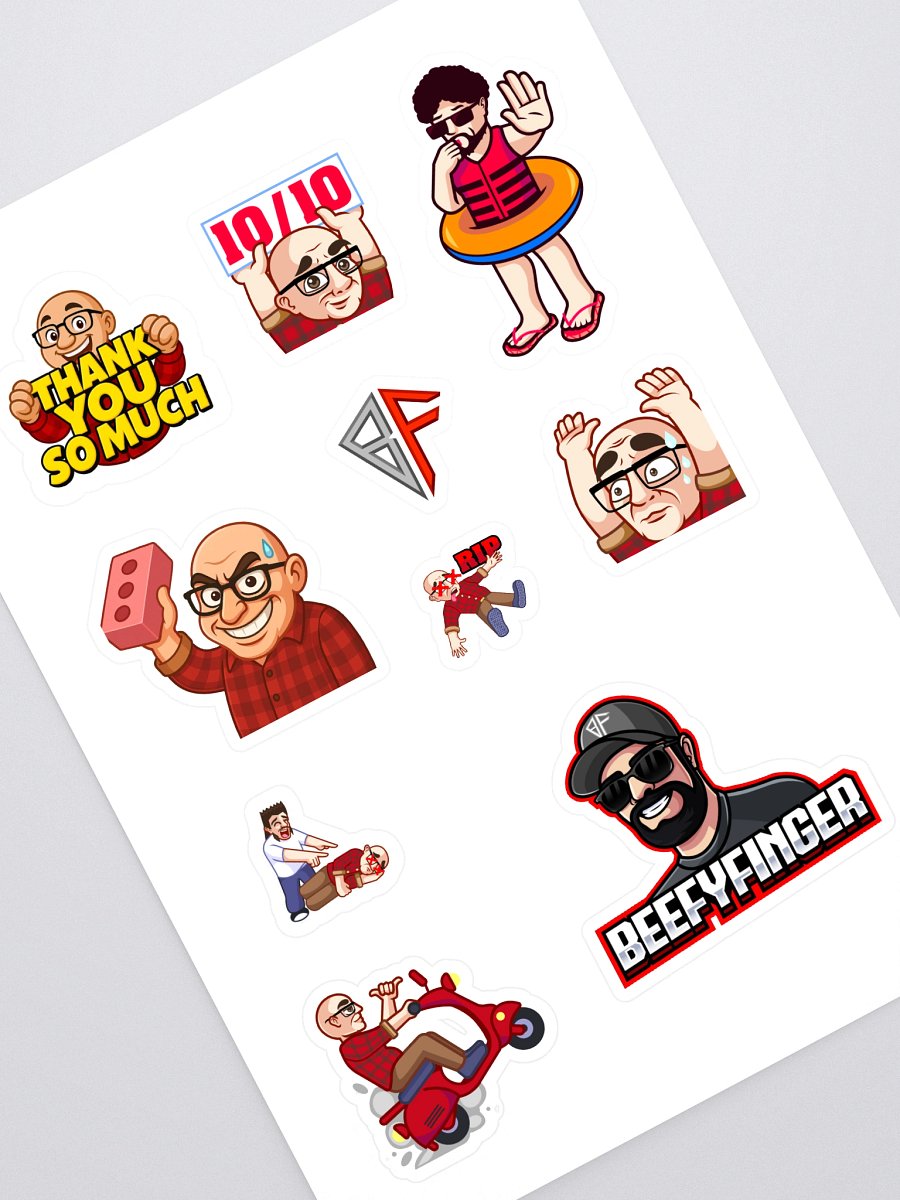 Beefy Stickers product image (1)
