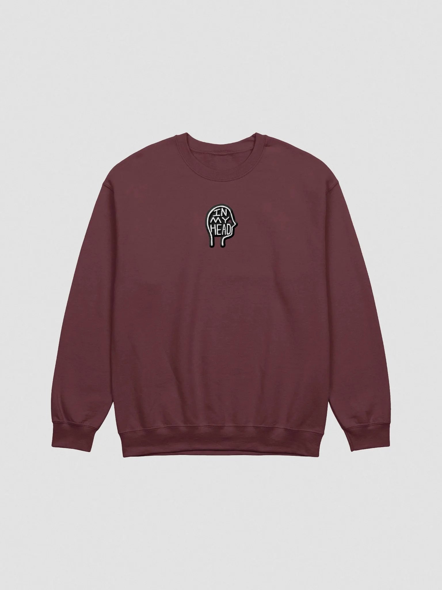 In My Head embroidered crewneck (bubble design 2) product image (5)