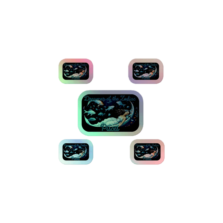Pisces, Dreamers of the Zodiac, Holo Sticker Pack product image (1)