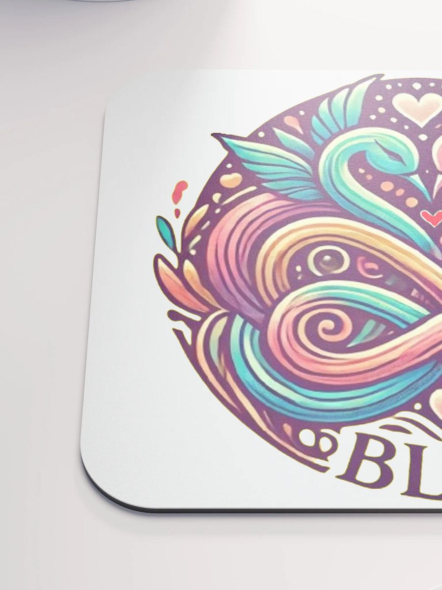Swan Heart Bliss Mouse Pad product image (6)
