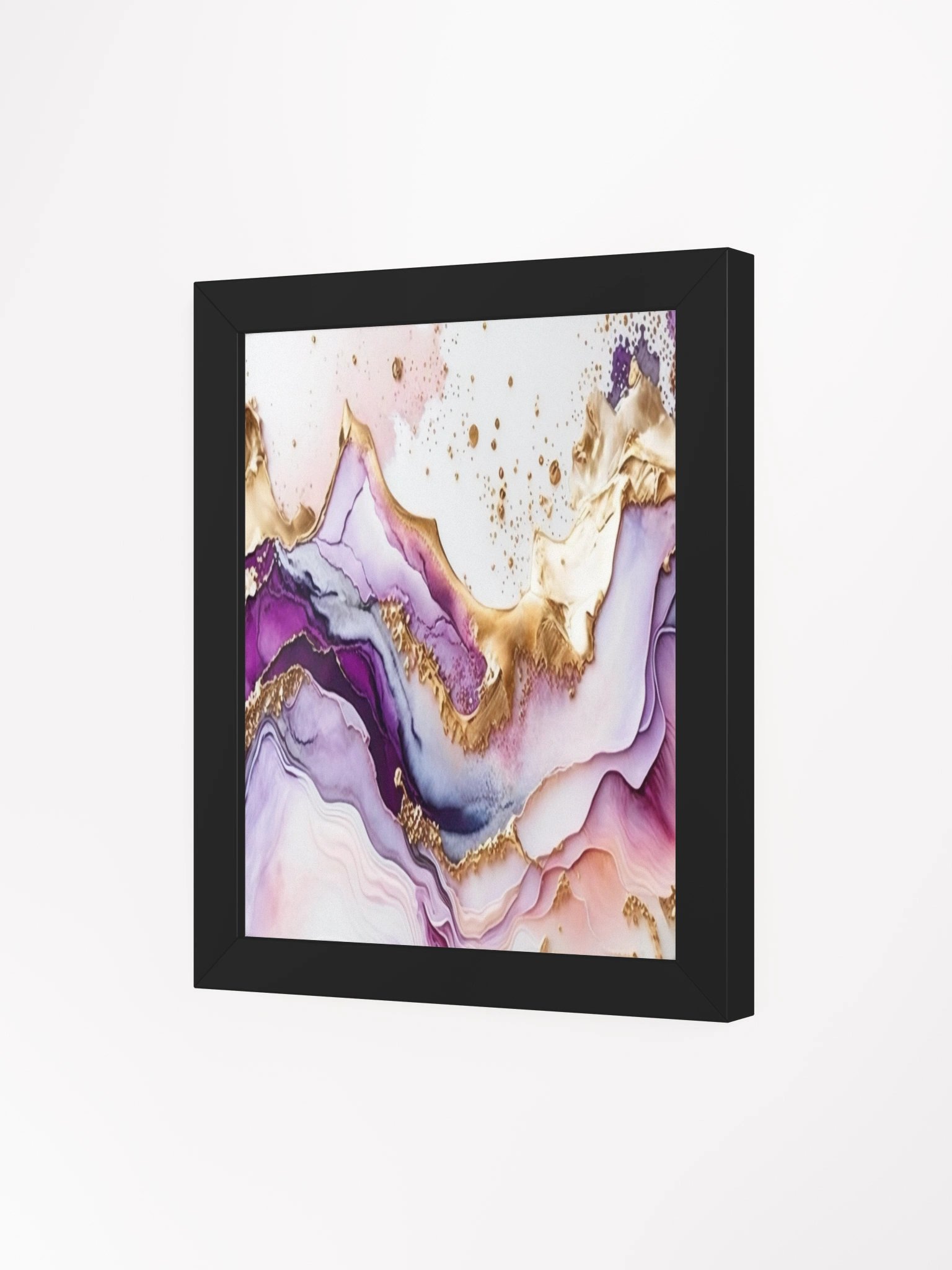 Marbled Waves Matte Poster product image (3)